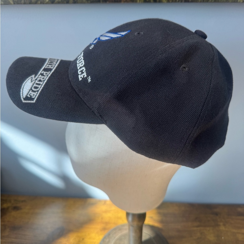 U.S. Air Force Served With Pride Hat Black Adjustable Military Cap USAF - Picture 3 of 9